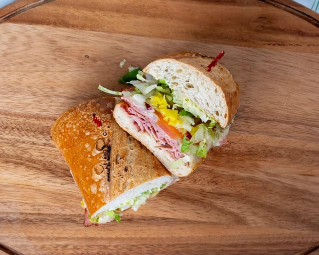 Turkey Pastrami Sandwich.
