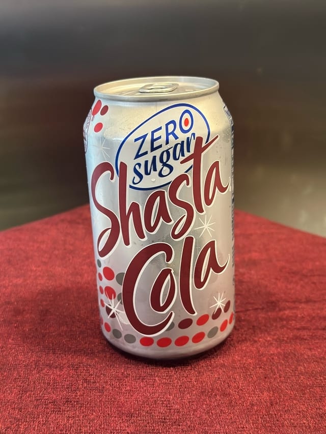 Shasta Zero Cola.